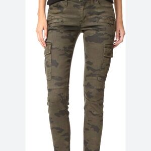 Hudson Colby Ankle Moto Skinny Cargo Jeans